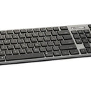 Teclado Bluetooth Ihome Imack | Diseño Elegante | Teclas Mac Teclado Gris/negro