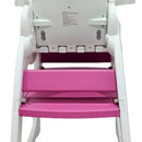 Silla De Comer De Bebe Bebesunita 3 En 1 Comedor Escritorio Mecedor Color Rosa Chicle Conejo