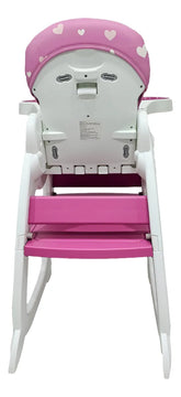 Silla De Comer De Bebe Bebesunita 3 En 1 Comedor Escritorio Mecedor Color Rosa Chicle Conejo