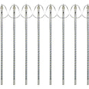Extensión 10 Tubos Con Luces Navideñas Led Alpine
