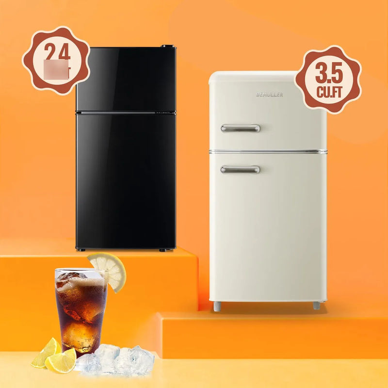 Mini Refrigerador 2.4 Pies Cúbicos Con Congelador Separado
