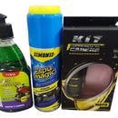 Combo Limpieza Profunda Moto Espuma Mágica Shampoo Brillador