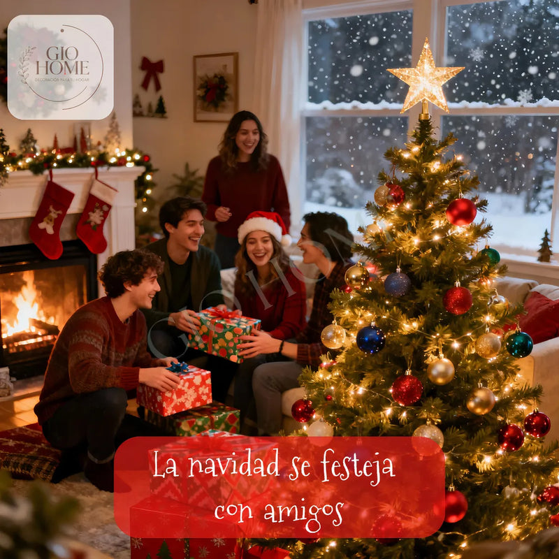 Arbol De Navidad Noruega 2.00m 442 Puntas Gio Home Pino Navideño Look Natural Base Metalica Artificial Para Decoracion Con Bolas Adornos Extensiones Cintas Bombillos Botas Campanas Luces Estrella Noel