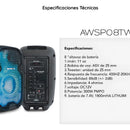 Parlante Bluetooth Aiwa Awsp08twl 300w Flame Con Microfono Color Negro