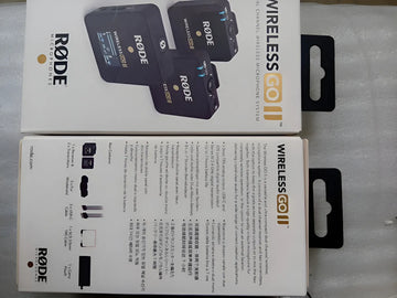 Micrófonos Rode Wireless GO II Condensador Omnidireccional color negroS