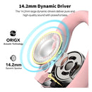 TOZO O2 OpenBuds Auriculares Inalámbricos Comodidad y Estilo para Cada Ocasión Color Rosado