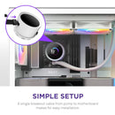 Enfriador De Líquido Nzxt Rl-kr240-w1 Enfriador De Líquido R