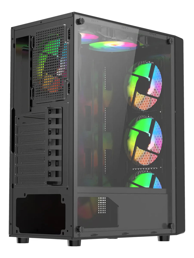 Gabinete Gamer Iceberg Flow C Negro 6 Fans Argb