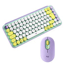 Kit Teclado Y Mouse Logitech Pop Inalámbrico + Pop Mecánico Color Del Teclado Violeta