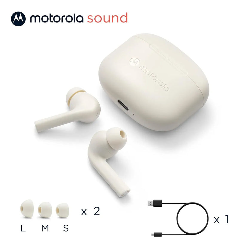 Auricular In Ear Motorola Buds 065 Bt 5.0 Blanco