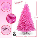 Sweet Shine Arbol De Navidad Artificial Rosa Preiluminado De