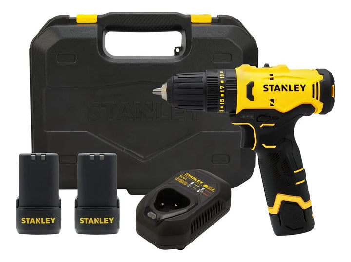 Taladro Inalám Perc 12 V Con 2 Bat 3/8 Sch10d2k-b3 Stanley - Amarillo - 60 Hz