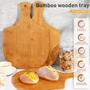 Roshtia 12 Piezas De Cascaras De Pizza De Bambu, 17 X 12 Pul