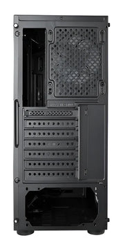 Caja Gabinete Iceberg Crystal G9 Atx - 4 Ventiladores Rgb Color Negro