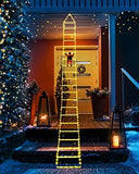 Set Luces Led De Escalera Navideña 10' Con Santa Claus