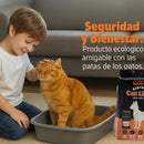 Arena Gatos Premium Control Olor Doble Aroma Talco Bebé 25kg