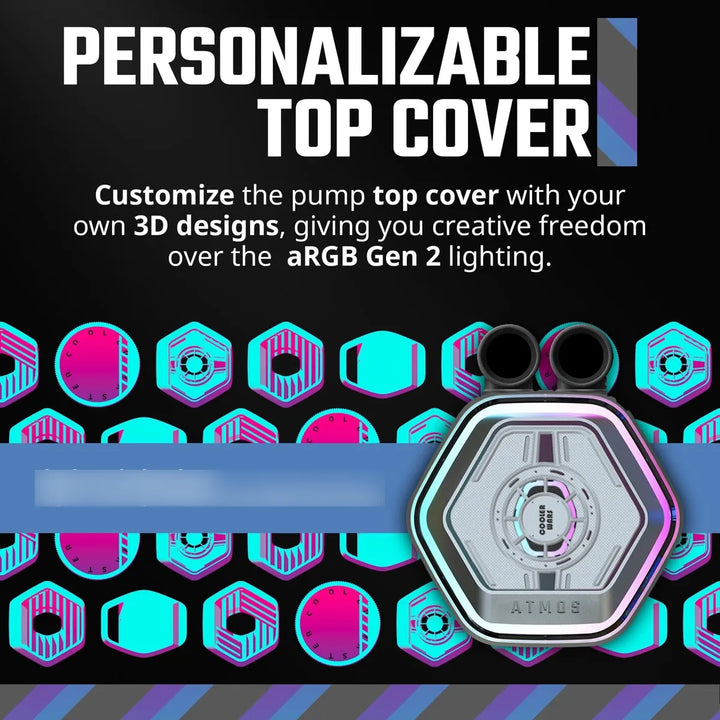 Cooler Master Enfriador Líquido Aio 240 Atmos Para Amd Ryzen