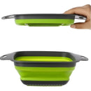 Set 2 Escurridor Colador Plegable Frutas Verduras Libre Bpa