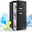 Mini Refrigerador 3.5 Pies Cúbicos Doble Puerta Negro