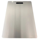 Tabla De Cortar Alimentos En Acero Inoxidable 29 Cm X 39 Cm Lisa Gris