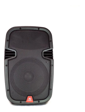Cabina Recargable Américan Sound 10 Pulgadas Base+microfono Negro