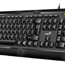 Teclado de una mano Genius QWERTY español color negro