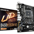 Placa Madre Gigabyte Ultra Durable B450m Ds3h V2 Negra Negro