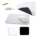 Mouse Pad Vaniat Rectangular Grosor 1,5 Mm Computadores Blanco