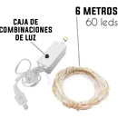 Luces Micro Led Alambre X60l Extensión Luz 6 Metros