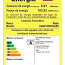 Lavadora Automática Mabe 14 Kg (31 Libras) Carga Superior Diamond Gray