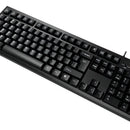 Teclado Genius QWERTY español color negro