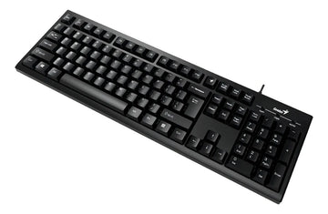 Teclado Genius QWERTY español color negro