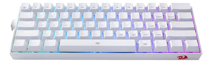 Teclado Redragon Gamer Mecanico Dragonborn K630rgb-sp Brown Swich Español Iluminación Rgb Blanco Usb