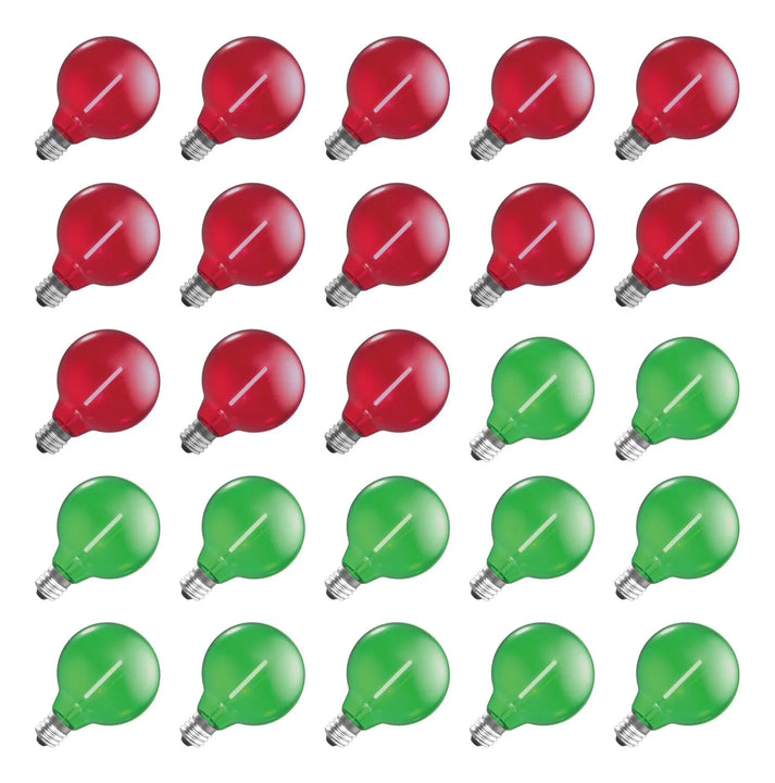 Luces Navidenas Led G40 Rojo Y Verde