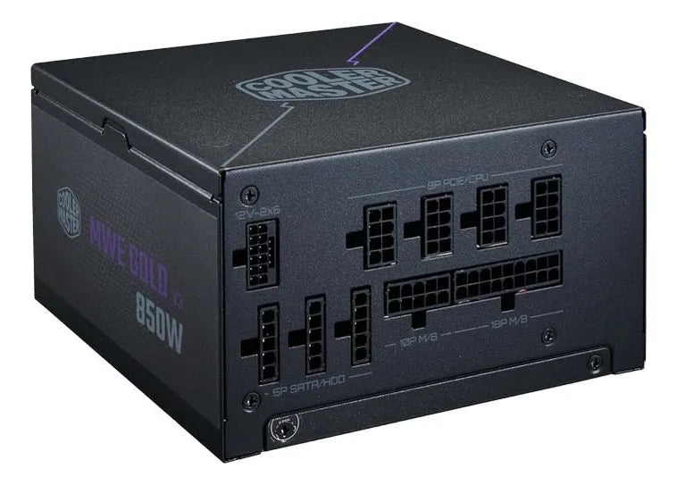 Fuente - Cooler Master Mwe Gold V3 - 850w - Plus Gold Color Negro 110 220v