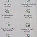 Lavadora Portátil, Lavadora Plegable De 6,5 Litros Negro