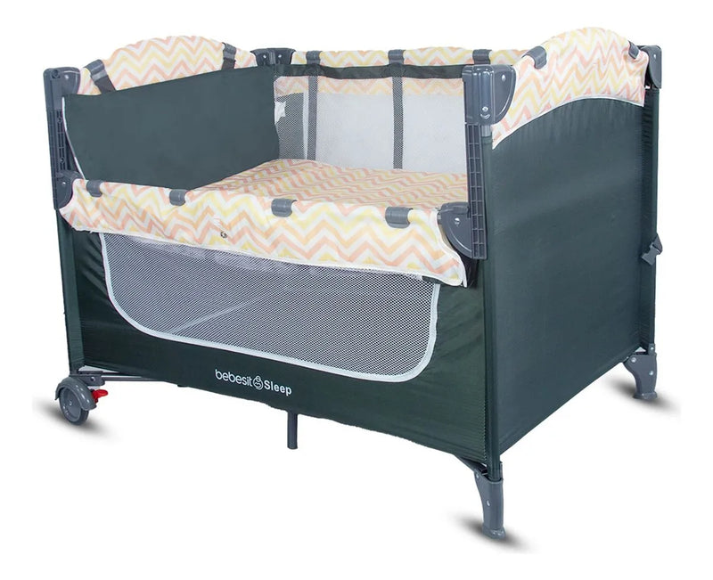 Cuna Corral Colecho Para Bebe con Mosquitero Sleep 2 En 1 Bebesit