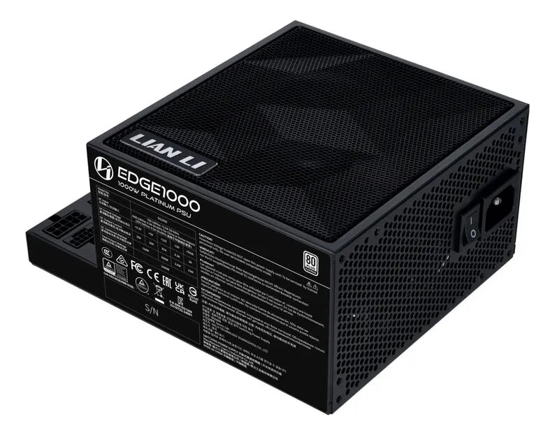 Fuente De Poder Lian Li Edge 1000w 80 Plus Platino Black Negro