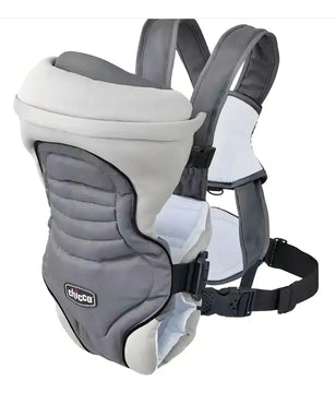 Cargador Canguro Chicco Acolchado Cómodo Color Gris Rayas Talla L