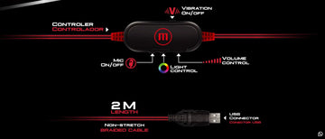 Maxell Audifo Gaming Vibration C/microf