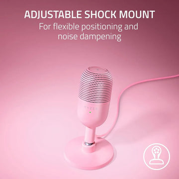 Micrófono Razer Seiren V3 Mini Ultra Compacto Usb Color Rosa