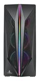 Chasis Gabinete Gamer Iceberg Flow X Argb X4 Ventiladores Color Negro