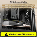 Funda Micro Atx Genuina De Madera De Nogal, Funda Matx Pc Co