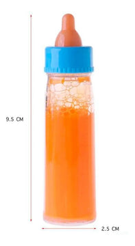 Juguete Biberon Magico 2 En 1 Leche Desaparece Bibi Muñeca Color 2 en 1 (Rosa y Azul)