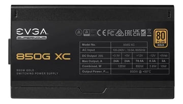 Fuente De Poder Evga Supernova 850g Xc 80+gold 850w Modular Color Negro