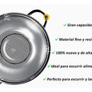 Colador Escurridor Para Alimentos Fritos Metal Galvanizado Disponible