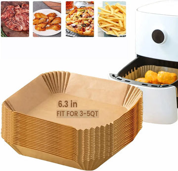 Mt&amp;l Air Fryer - Revestimiento De Papel Cuadrado De...