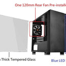 Caja Pc Thermaltake Versa H18 Microatx Negra Vidrio Templado