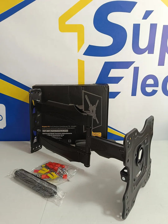 Soporte Televisor P4 Tv Pared 32-65 Pulgadas Fino Grueso Negro