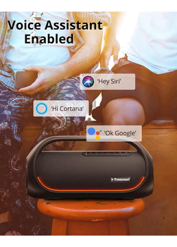 Parlante Tronsmart Bang Portátil Bluetooth Waterproof Negro 60w